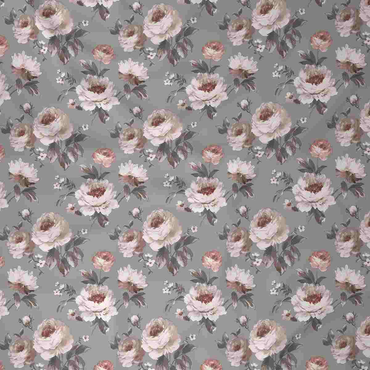Regency Bouquet Printed 210TC 100 %Cotton Pink Bed Sheet with Pillow Case
