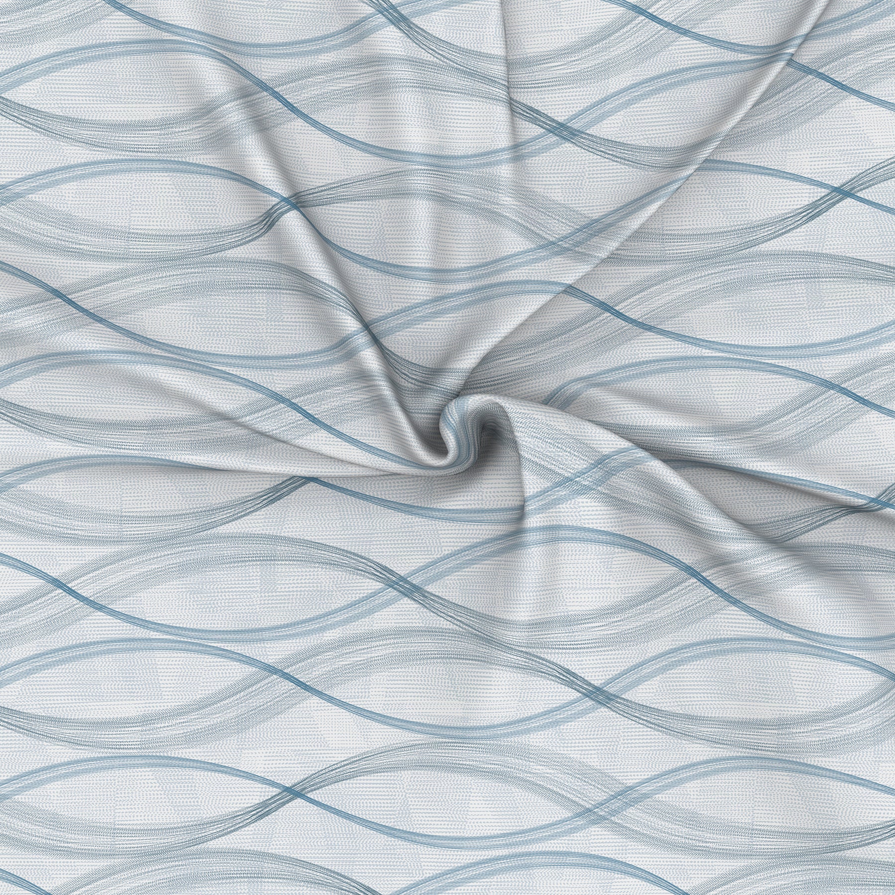 Regency Naple Printed 144TC 100 %Cotton Blue Bed Sheet