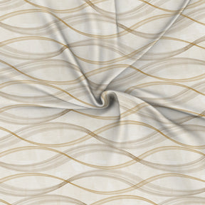 Regency Naple Printed 144TC 100 %Cotton Neutral Bed Sheet with Pillow Case