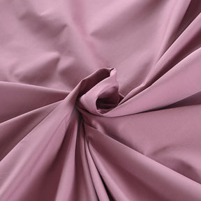 Slumber Plain Easy Care Percale 100% Cotton Dusky Orchid Crisp Bed Sheet With Pillow Case