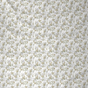 Hermosa Exotic Bouquet Bloomington Neutral Bed Sheet with Pillow Case