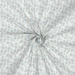 Hermosa Exotic Bouquet Cordelia Blue Bed Sheet with Pillow Case
