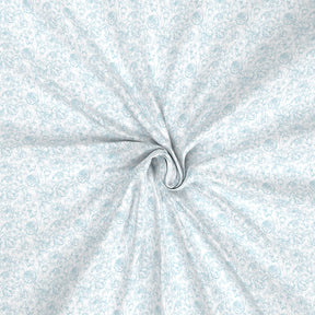 Hermosa Exotic Bouquet Wonderland Blue Bed Sheet with Pillow Case