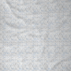 Hermosa Exotic Bouquet Atzi Blue Bed Sheet with Pillow Case