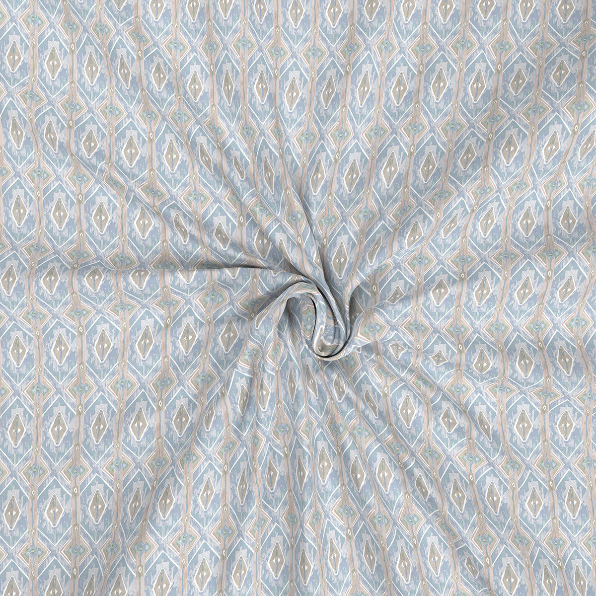 Hermosa Exotic Bouquet Foliage Neutral Bed Sheet with Pillow Case