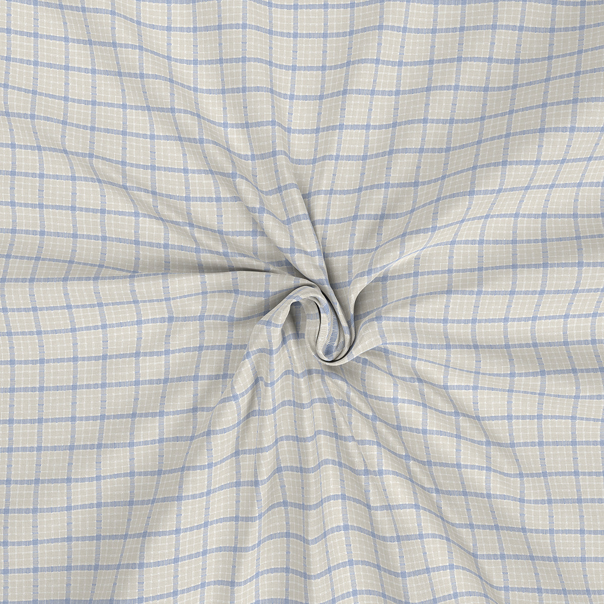 Backyard Patio Adrian Print Blue Bed Sheet with Pillow Case