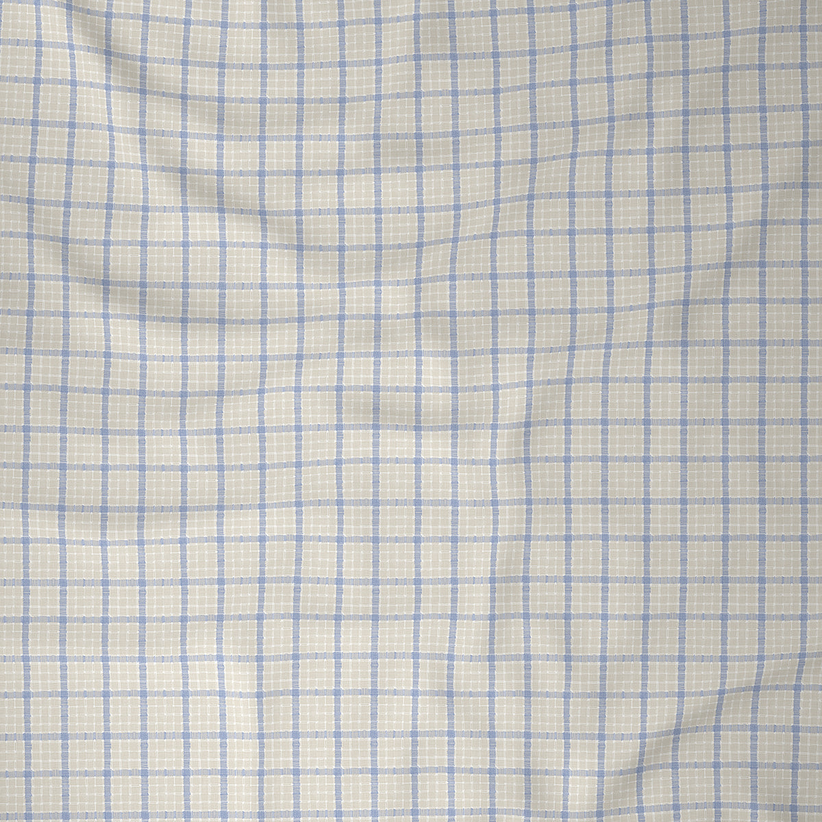 Backyard Patio Adrian Print Blue Bed Sheet with Pillow Case
