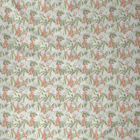 Backyard Patio Farmington Printed 100%Cotton Red Bed Sheet with Pillow Case