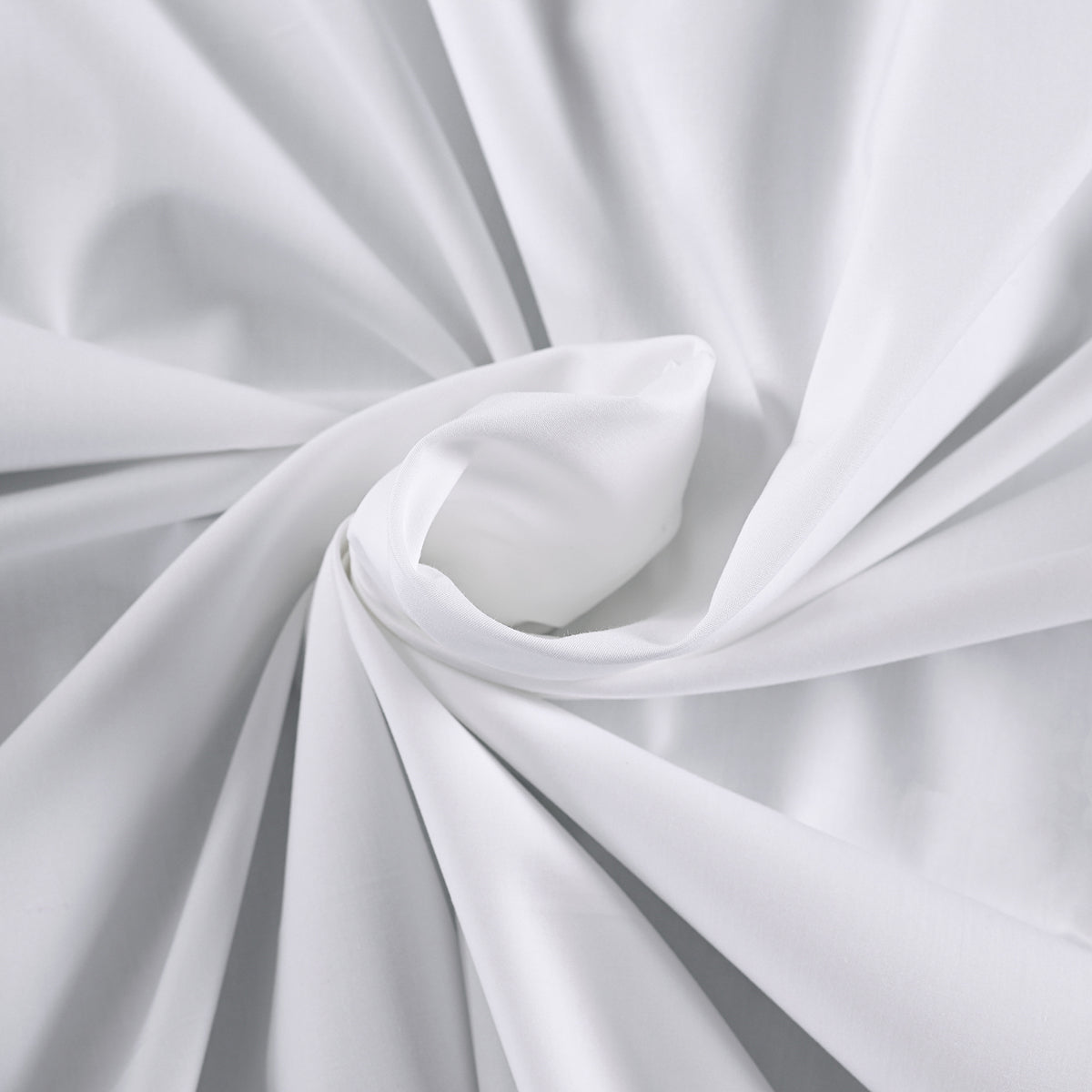 Eden Crisp & Light Weight 100% Cotton Solid White Bed Sheet with Pillow Case