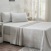 Optimist Bloom 100% Cotton Printed Bed Sheet with Pillow Case