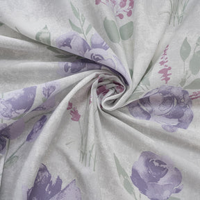 Optimist Bloom 200 TC  Soft Rose 100% Cotton Printed Bed Sheet with Pillow Case