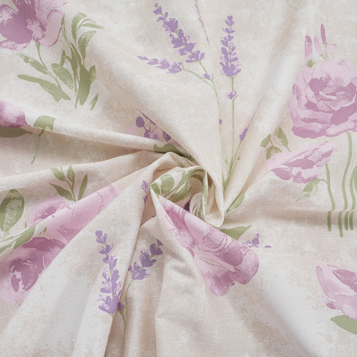 Optimist Bloom 200 TC  Soft Rose 100% Cotton Printed Bed Sheet with Pillow Case