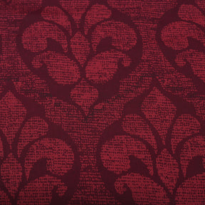 Royal Botanic Diamond Festivity 200 TC Red 100% Cotton Bed Sheet With Pillow Case