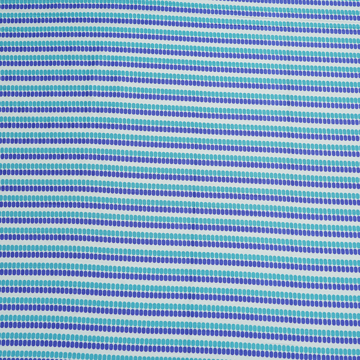 Royal Botanic 200 TC Modern Geo Teal 100% Cotton Bed Sheet With Pillow Case