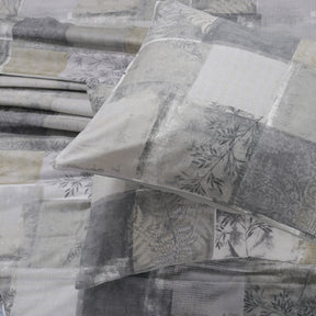 Royal Botanic 200TC  Botanical Grunge 100% Cotton Bed Sheet With Pillow Case
