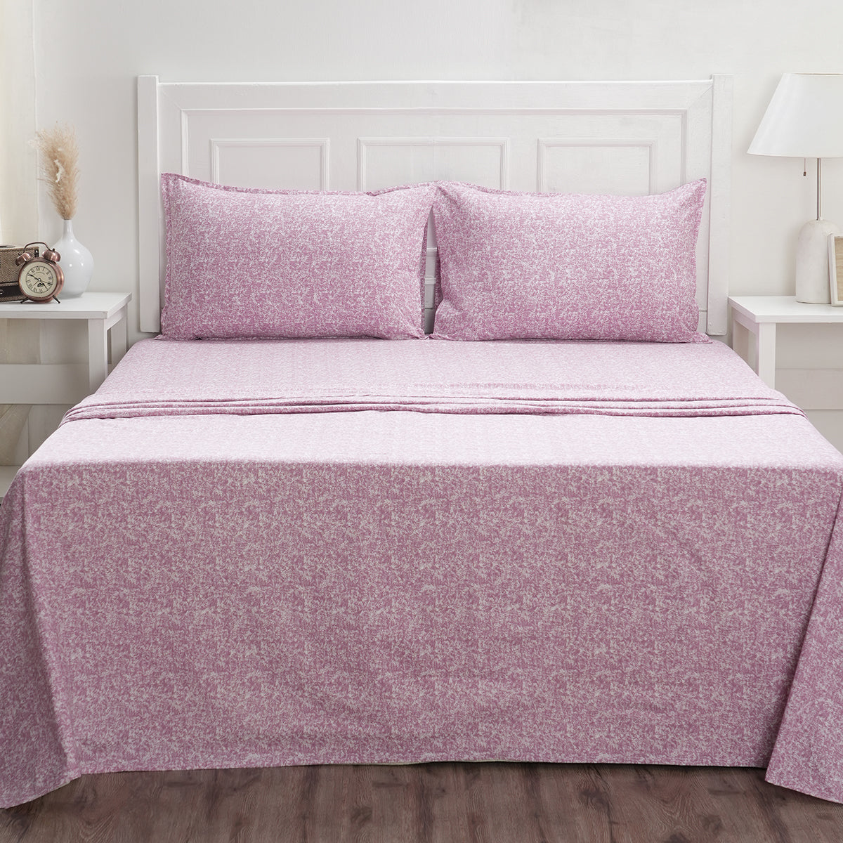 Royal Botanic 144TC Cotton Bed Sheet With Pillow Case
