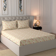 Royal Botanic 144TC Cotton Bed Sheet With Pillow Case