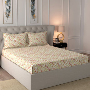 Royal Botanic 144TC Cotton Bed Sheet With Pillow Case