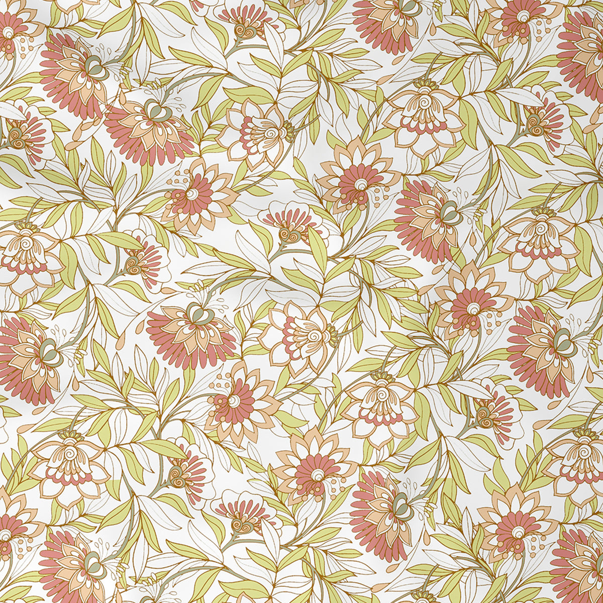 Royal Botanic 144TC Cotton Bed Sheet With Pillow Case