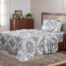 Utopian Regan 400TC Cotton Excessive Extreme Printed King Bedsheet With Pillow Covers