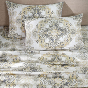 Utopian Regan 400TC Cotton Excessive Extreme Printed King Bedsheet With Pillow Covers