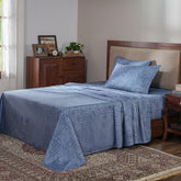 Utopian Regan Ornament Troop 100% Cotton Bed Sheet with Pillow Case