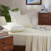Melina Plain 100% Cotton Extra Soft & Luxurious Bed Sheet With Pillow Covers