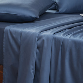 Melina Plain 100% Cotton Extra Soft & Luxurious Bed Sheet With Pillow Covers
