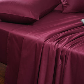 Melina Plain 100% Cotton Extra Soft & Luxurious Bed Sheet With Pillow Covers
