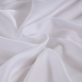 Vintage Noemi Solid 100% Tencelâ„¢ White Bed Sheet With Pillow Case