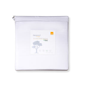 Vintage Noemi Solid 100% Tencelâ„¢ White Bed Sheet With Pillow Case