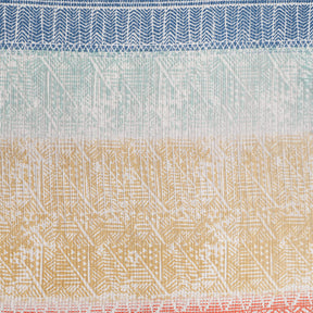 Indigenous Artisan Eclectic Blend 100%Cotton Printed Red Bed Sheet With Pillow Case