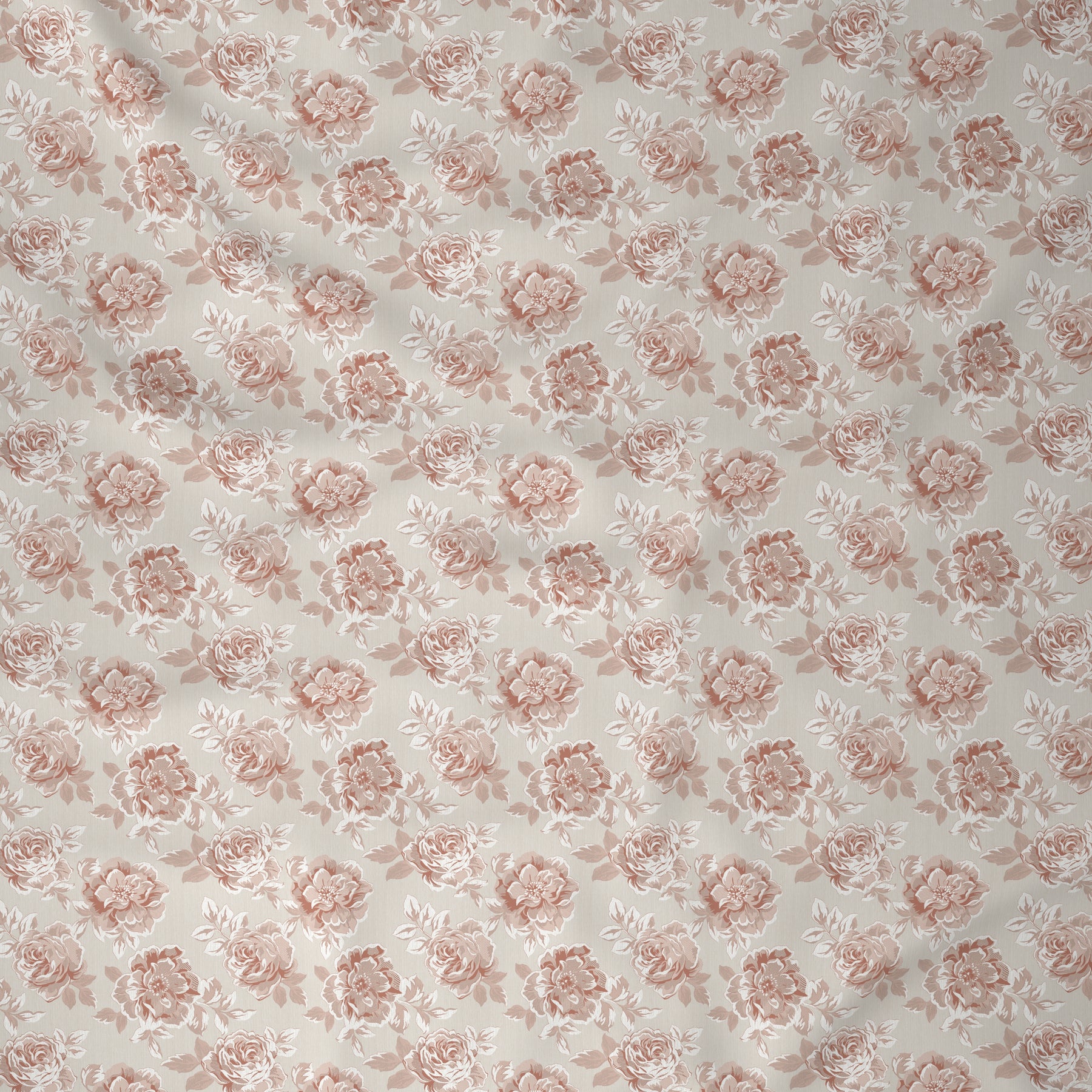 Tranquil Serenity Silvie 100%Cotton Printed Bed Sheet with Pillow Case Red