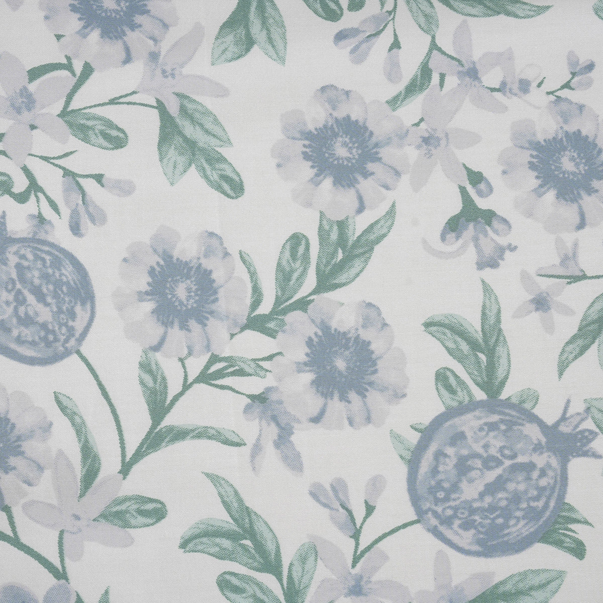 Sensory Bloom Blooming Petals 100% Cotton Blue Bed Sheet with Pillow Case