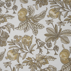 Sensory Bloom Fruity Foliage Mustard Bed Sheet with Pillow Case