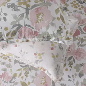 Sensory Bloom Florencia 100% Cotton Yellow Bed Sheet with Pillow Case