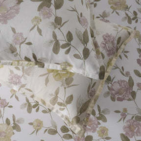 Sensory Bloom Blossom Meadow 100% Cotton Pink Bed Sheet with Pillow Case
