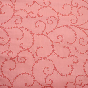 Exotic Heritage Leafy Swirl 100%Cotton Red Printed Bed Sheet Set