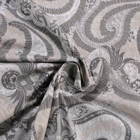 Exotic Heritage Modern Paisely 100%Cotton Neutral Printed Bed Sheet Set