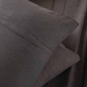 Emmie Made With Egyptian Cotton Ultra Soft Brown Bed Sheet