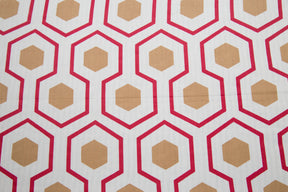 Donatella Eris Printed 200 TC 100% Cotton Red Bed Sheet with Pillow Case