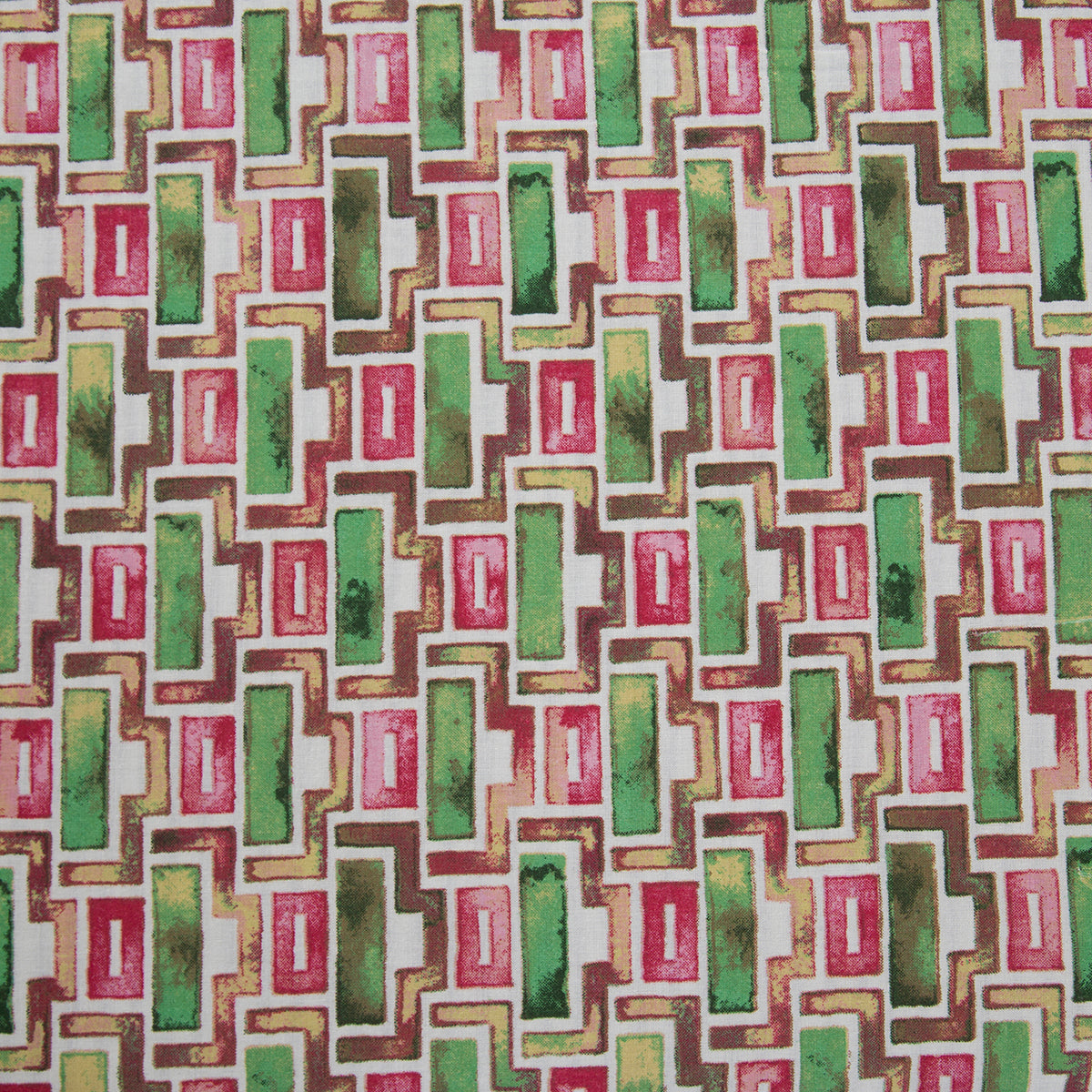 Donatella Lattice Printed 144 TC 100% Cotton Pink Bed Sheet with Pillow Case