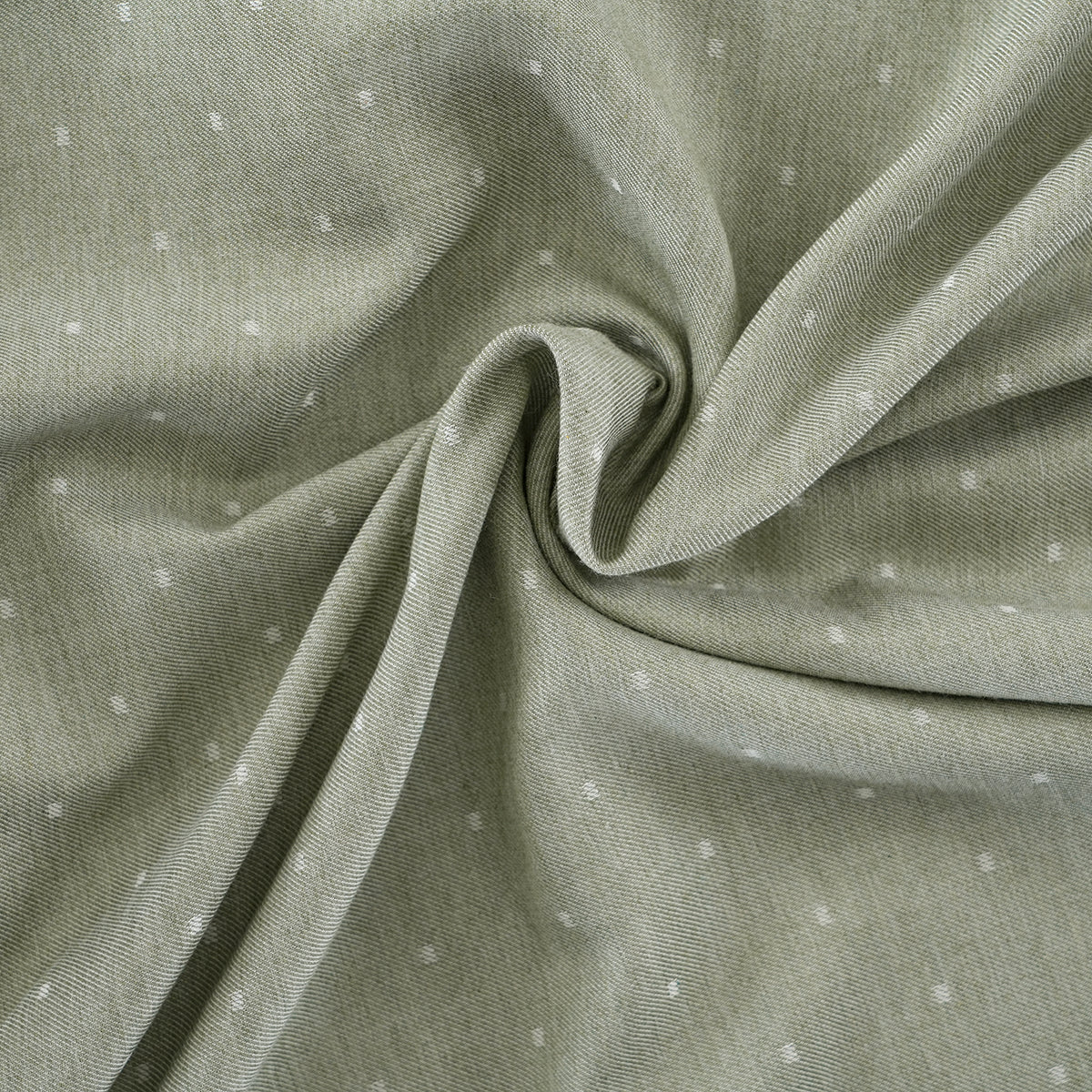 Muted Dot Reversible Made With Egyptian Cotton Ultra Soft Green Bed Sheet with Pillow Case