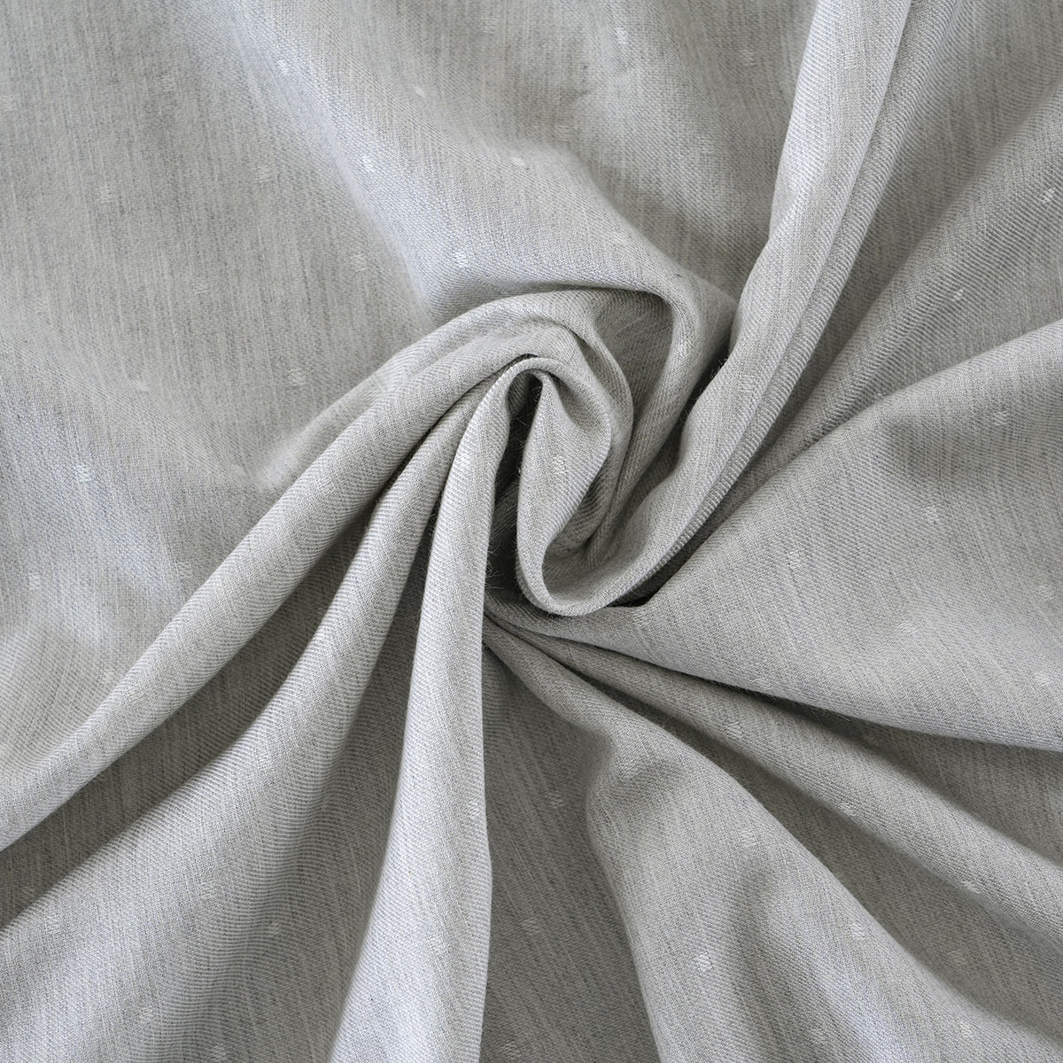 Muted Dot Reversible Made With Egyptian Cotton Ultra Soft Grey Bed Sheet with Pillow Case