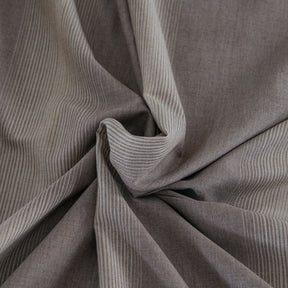 Rhythmic Stripe Reversible Made With Egyptian Cotton Ultra Soft Nurture Brown/Chinchilla Bed Sheet Set
