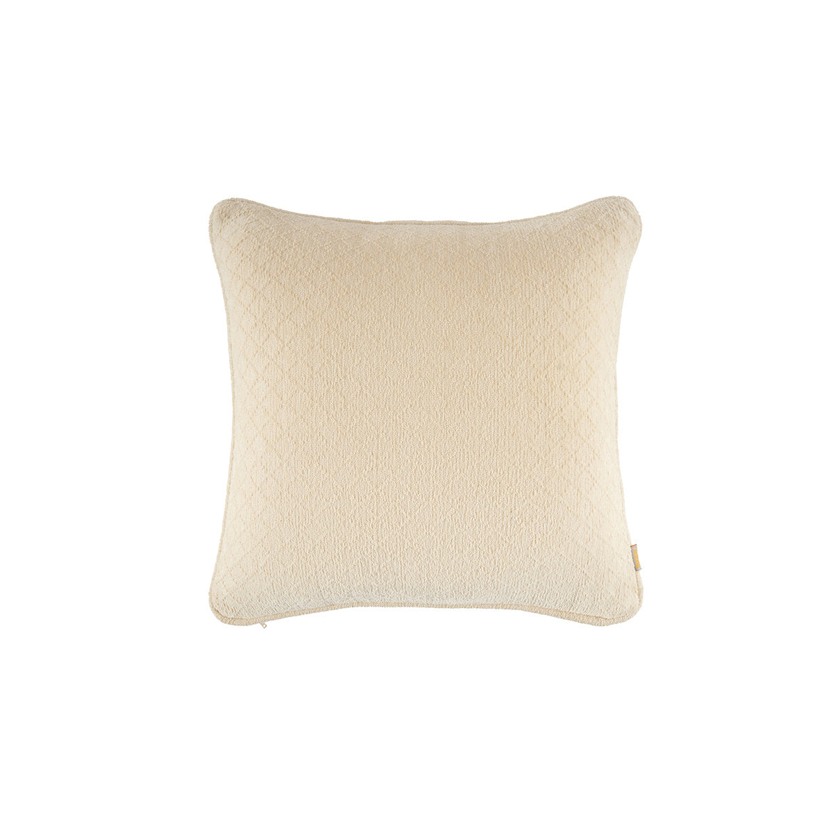Blaize 100% Cotton Solid Weave Beige Cushion Cover