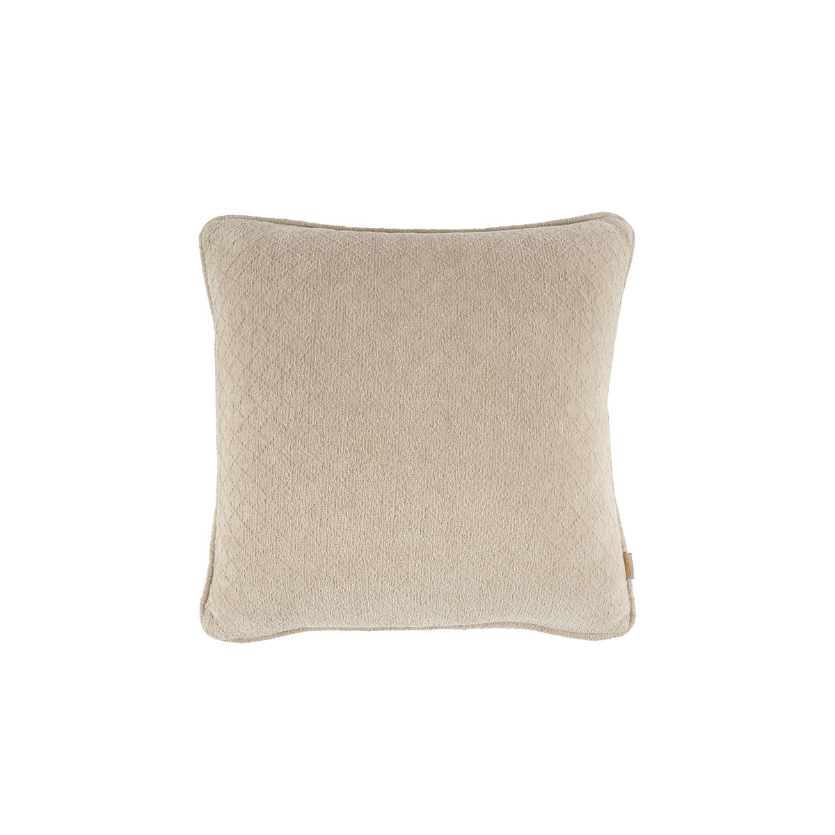 Blaize 100% Cotton Solid Weave Beige Cushion Cover