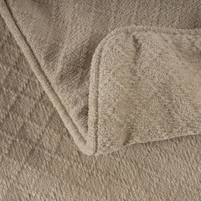 Blaize 100% Cotton Solid Weave Beige Cushion Cover
