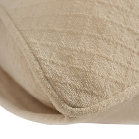 Blaize 100% Cotton Solid Weave Beige Pillow Sham Set