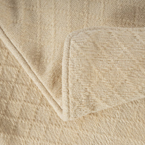 Blaize 100% Cotton Solid Weave Beige Pillow Sham Set
